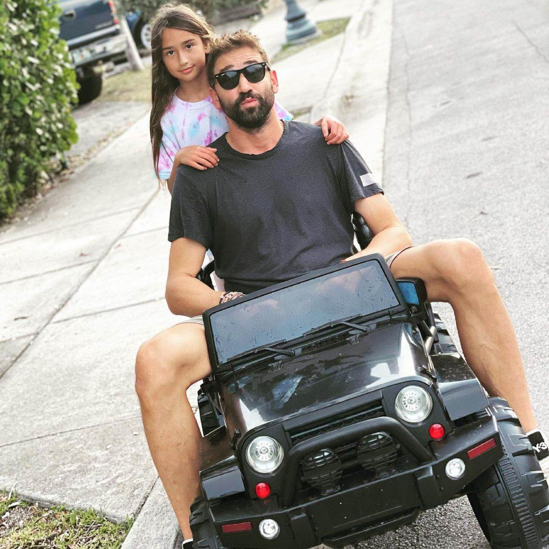 Marko Jarić s kćeri Siennom