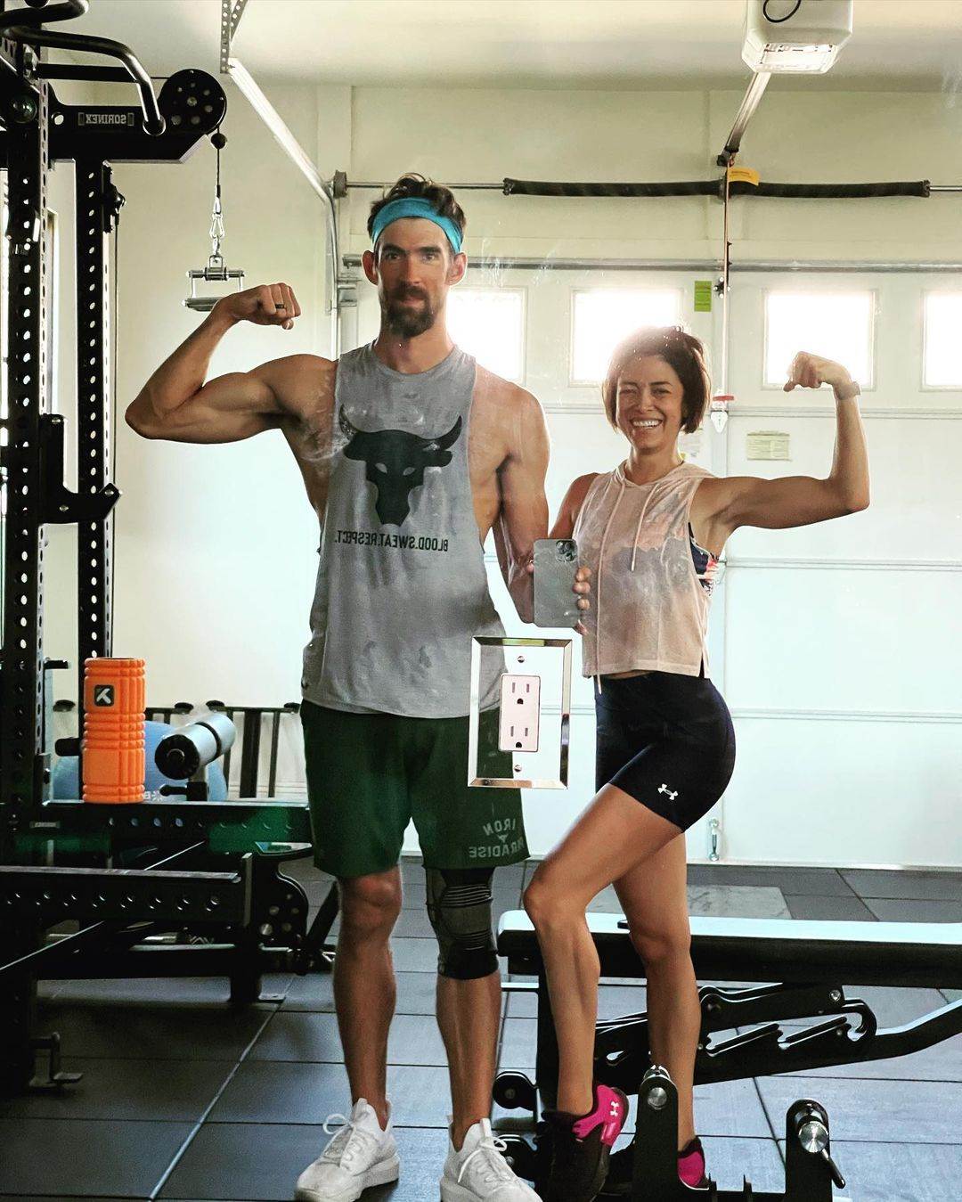 Michael Phelps i Nicole Johnson