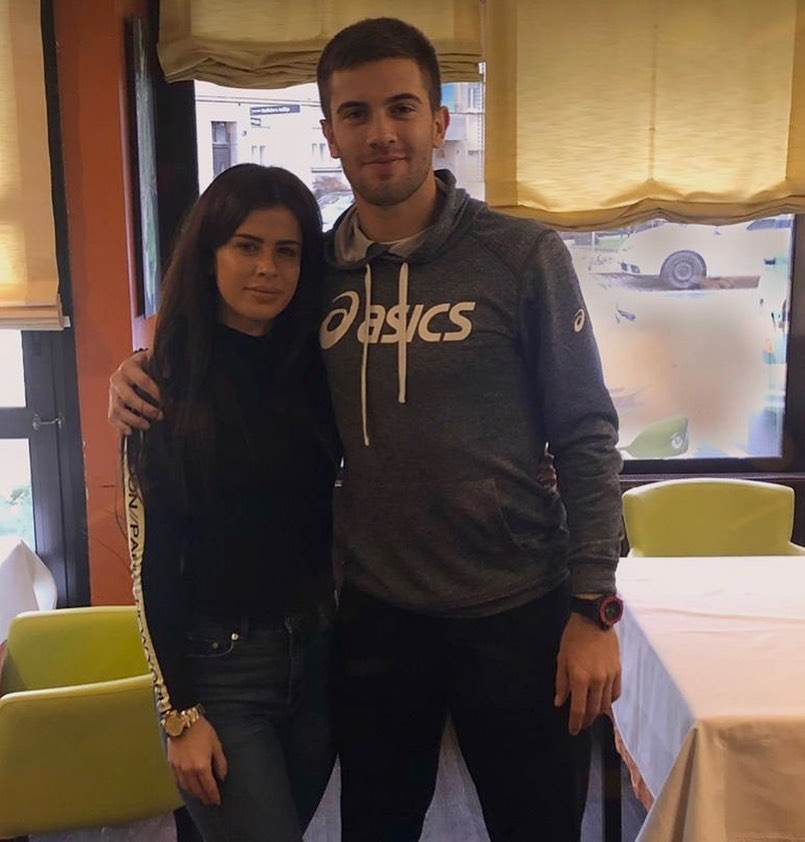 Borna Ćorić sa sestrom Brunom Ćorić