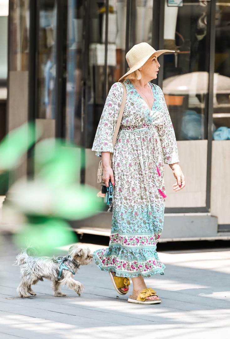 Ankica Dobrić pršetala je špicom u maxi haljini.jpg