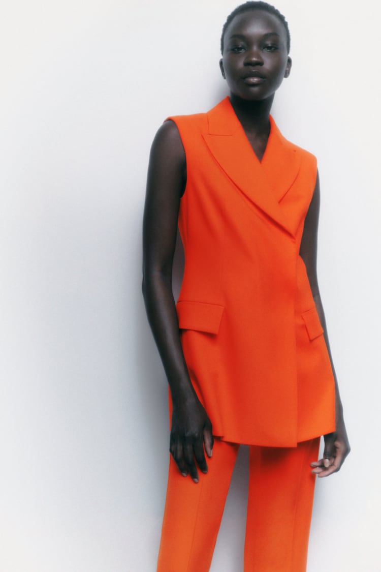 Dugi prsluk s ovratnikom