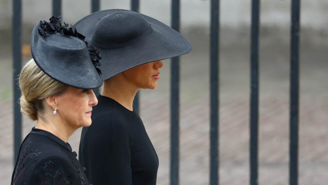 Meghan Markle na sprovodu kraljice Elizabete