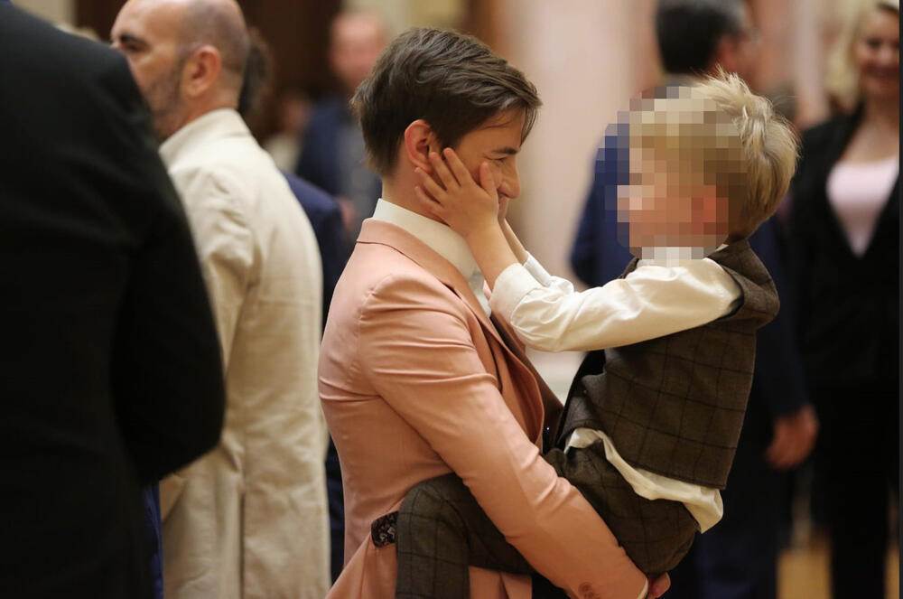 Ana Brnabić sa sinom Igorom
