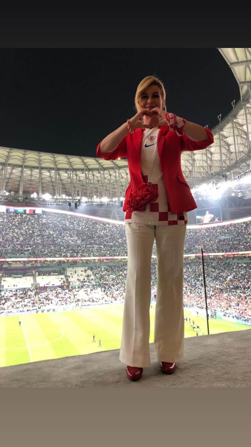 Kolinda Grabar-Kitarović na Svjetskom nogometnom prvenstvu u Katru