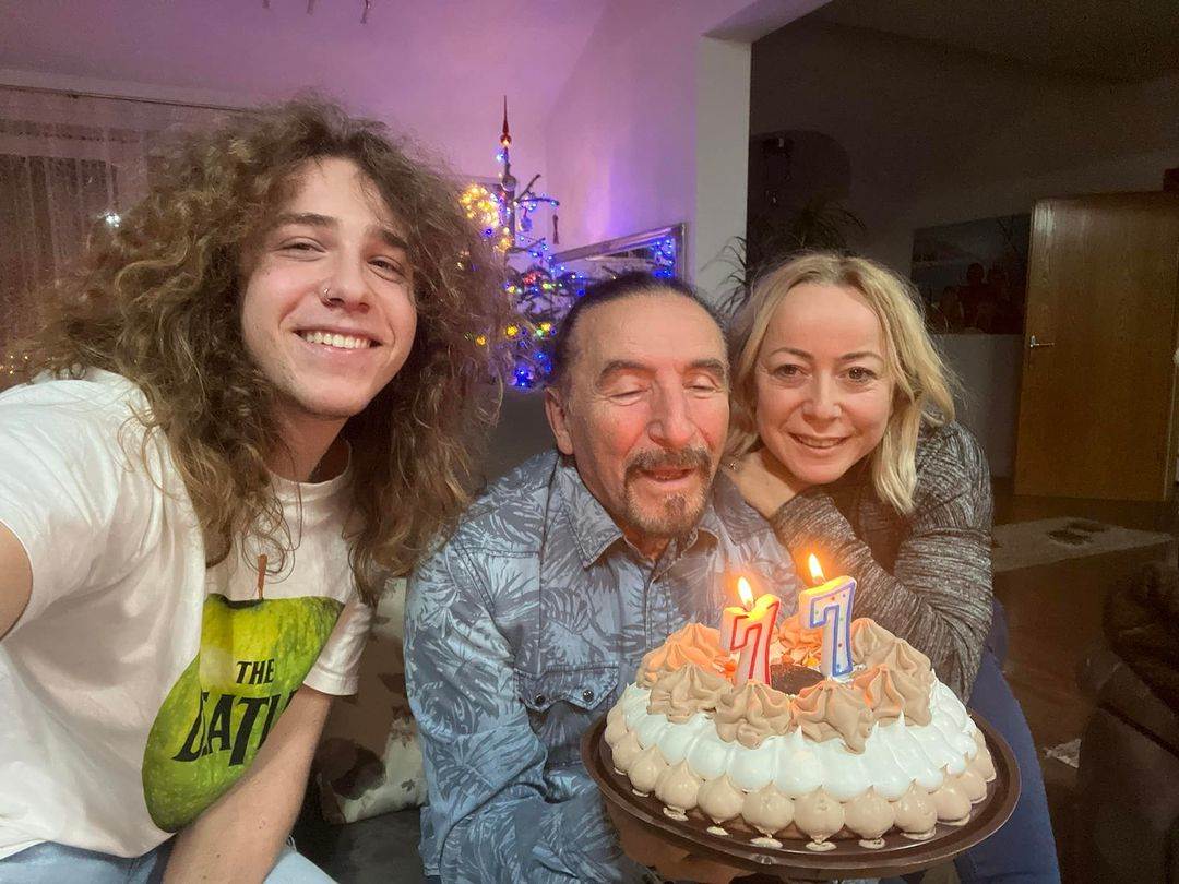 Željko Bebek, Zvonimir Bebek, Ružica Bebek na proslavi rođendana