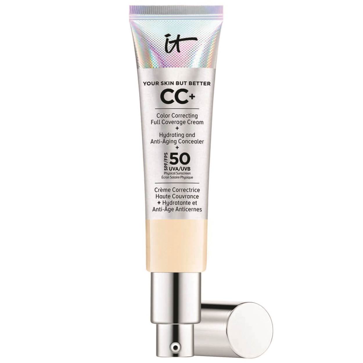 IT Cosmetics CC+ Cream with SPF 50+, CC krema srednje do pune pokrivnosti s prirodnim, sjajnim finišem, 41,81 € / 315 kn, Douglas