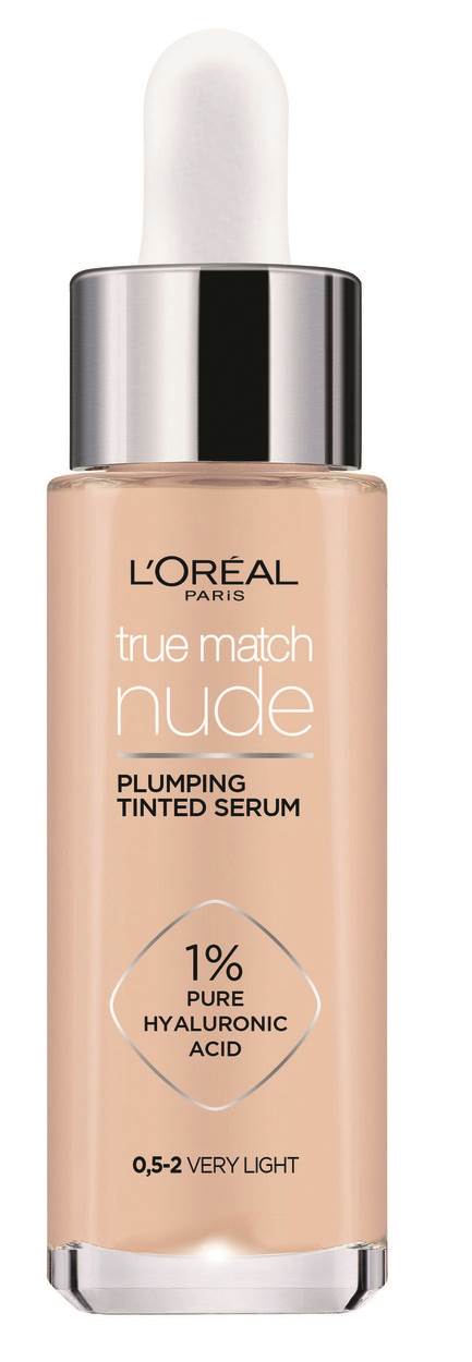 L’OrÉal True Match Nude Plumping Tinted Serum, tonirani serum lagane do srednje pokrivnosti s prirodnim, baršunastim finišem, 16,50 € / 124 kn, dm