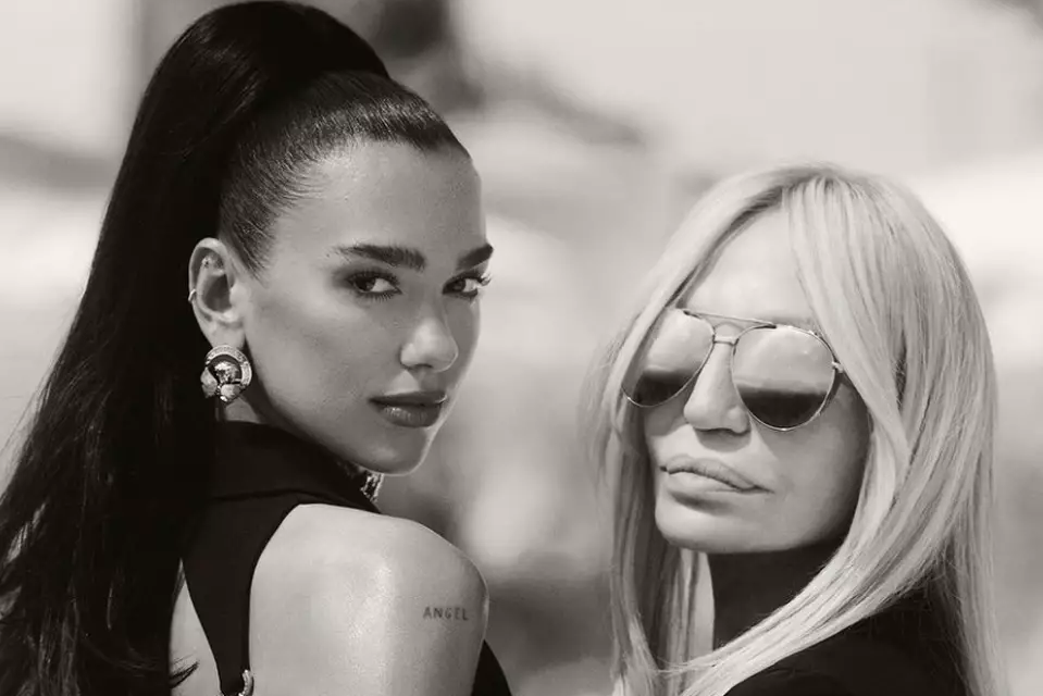 Dua Lipa Donatella Versace