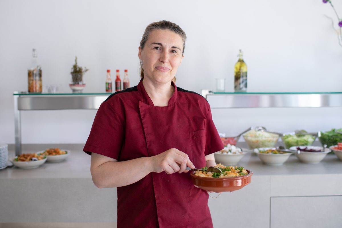 Za hranu se pobrinula vlasnica hotela Manora Franka Spišić, a namirnice za njene kreativne recepte stižu iz organskog vrta tik uz hotel.jpg