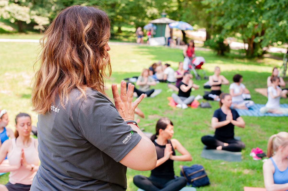 Biljana Dorotić Džolić vodila je sat pilatesa powered by Merkur osiguranje.jpg