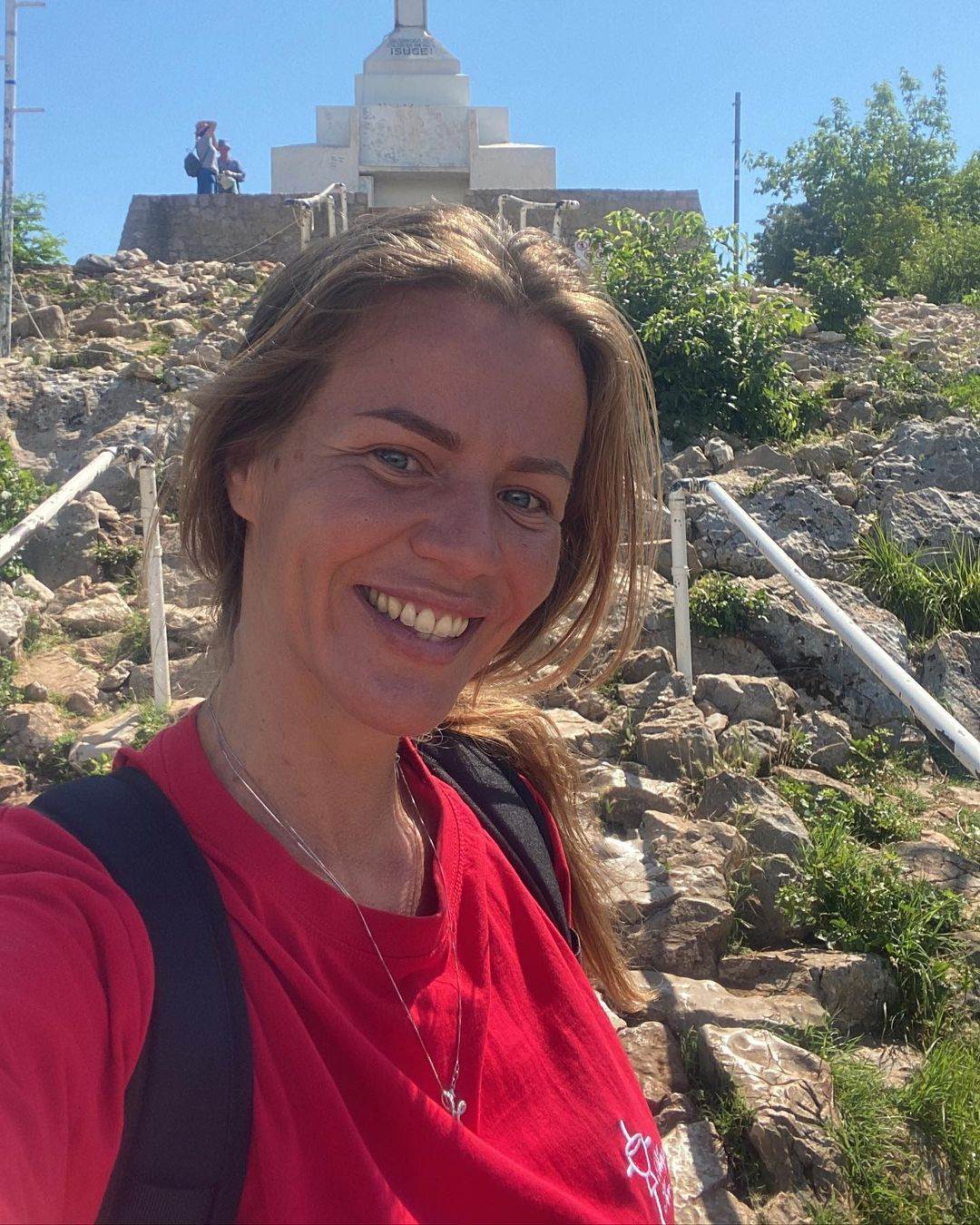 Matea Hohnjec u Međugorju.