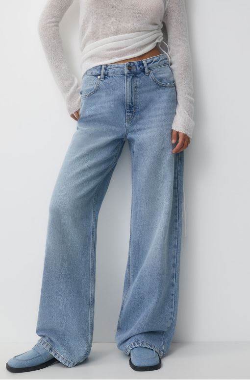 Traperice širokih nogavica i visokog struka, Pull&Bear, 27,99 EUR.jpg