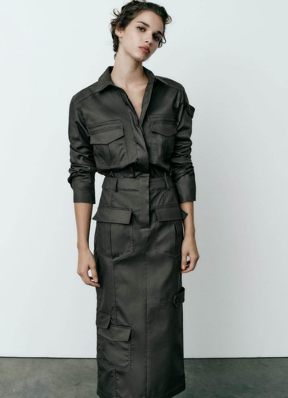 MIDI SHIRT DRESS 49.95 EUR/376.35 KN