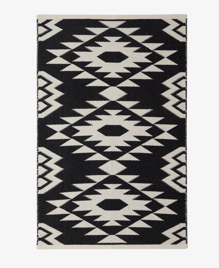 Dvostrani tepih, s visokim udjelom pamuka, s geometrijskim uzorkom, Pepco, 20 eura