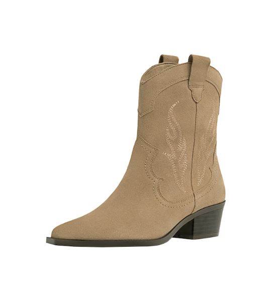 Kožne čizme kaubojskog stila, Stradivarius, 49,99 EUR