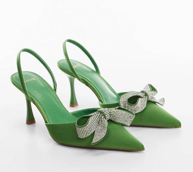 Cipele s mašnom i visokom potpeticom, Mango, 59,99EUR/ 451,99kn