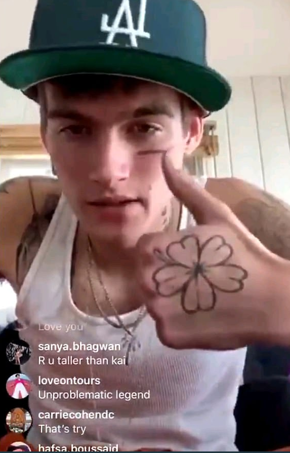 Napali sina poznatih roditelja zbog 'grozne' tetovaže na licu