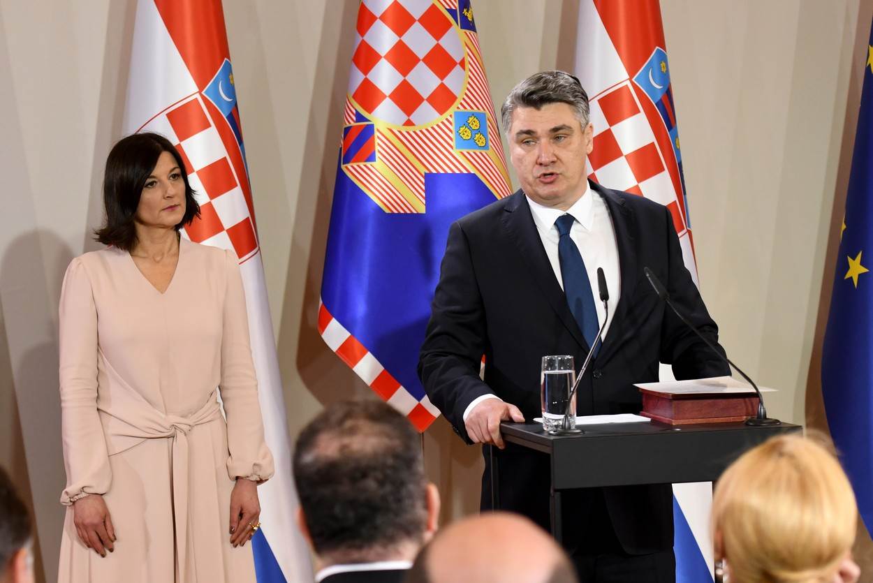 Zoran Milanović i Sanja Musić Milanović na inauguraciji