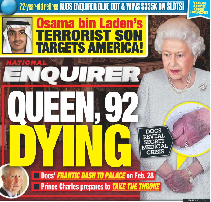 Britanska kraljica umire od raka?