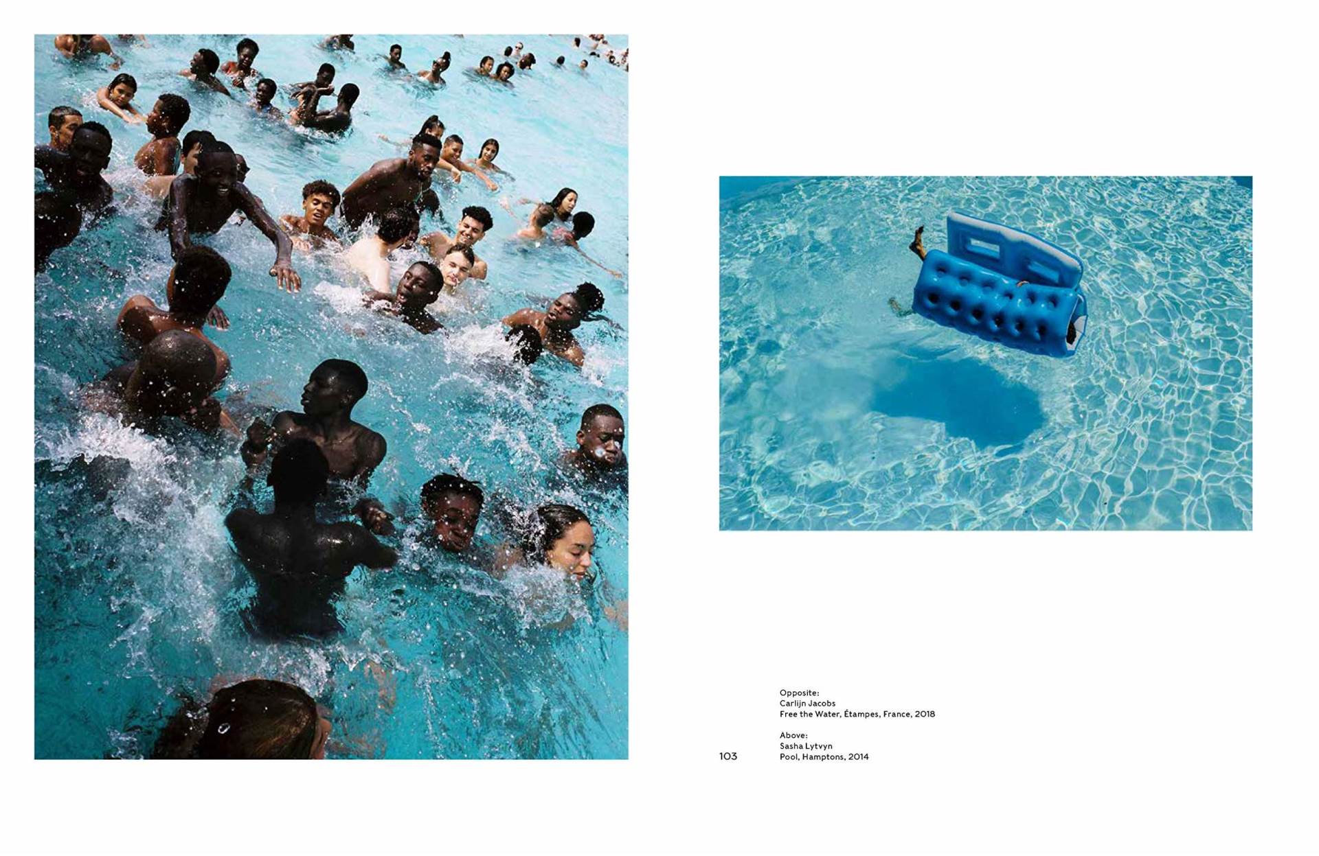 Uronite među plavičaste stranice koje slave ljubav između fotografa i bazen