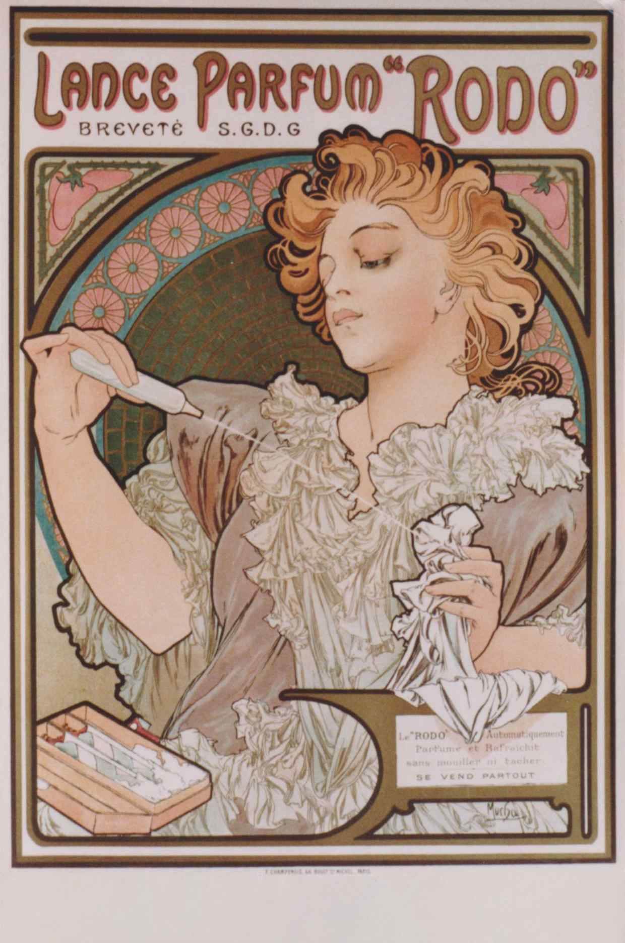 1896., Alphonse Mucha, Lance Parfum “Rodo” poster, iz kolekcije Erica Kellenbergera