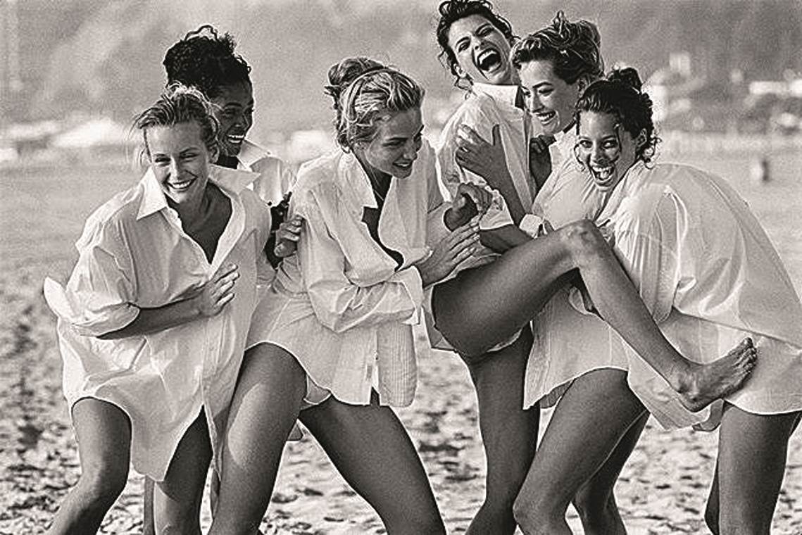Supermodeli devedesetih na fotografijama za američki Vogue 1988. godine.
