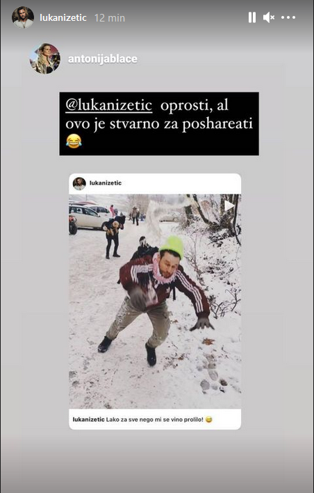 DALMATINAC NA SNIJEGU Urnebesna snimka pada Luke Nižetića hit na Instagramu