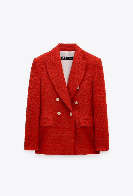 Zara, crveni sako, 399kn