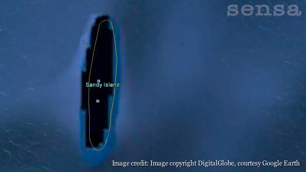 Fantomski otok, vanzemaljske poruke i još 8 znamenitosti na Google Earthu