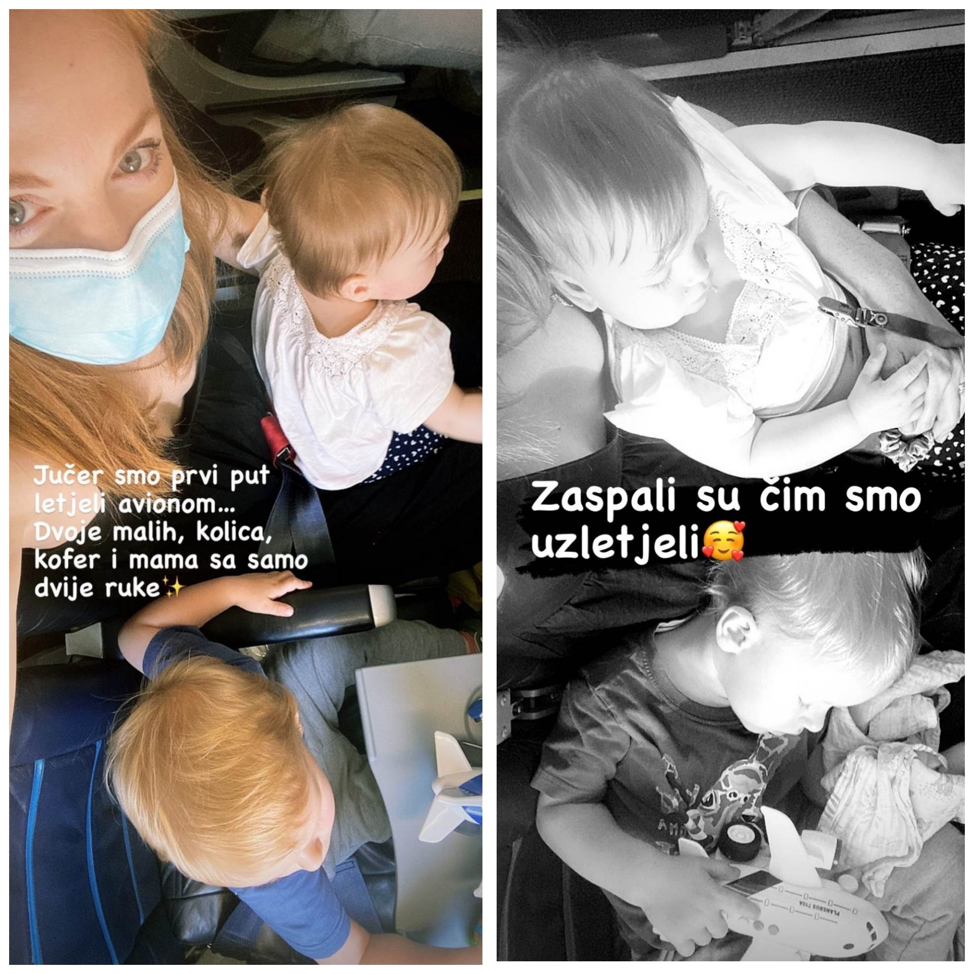 Nataša Janjić Medančić pokazala kako je to putovati s dvoje male djece