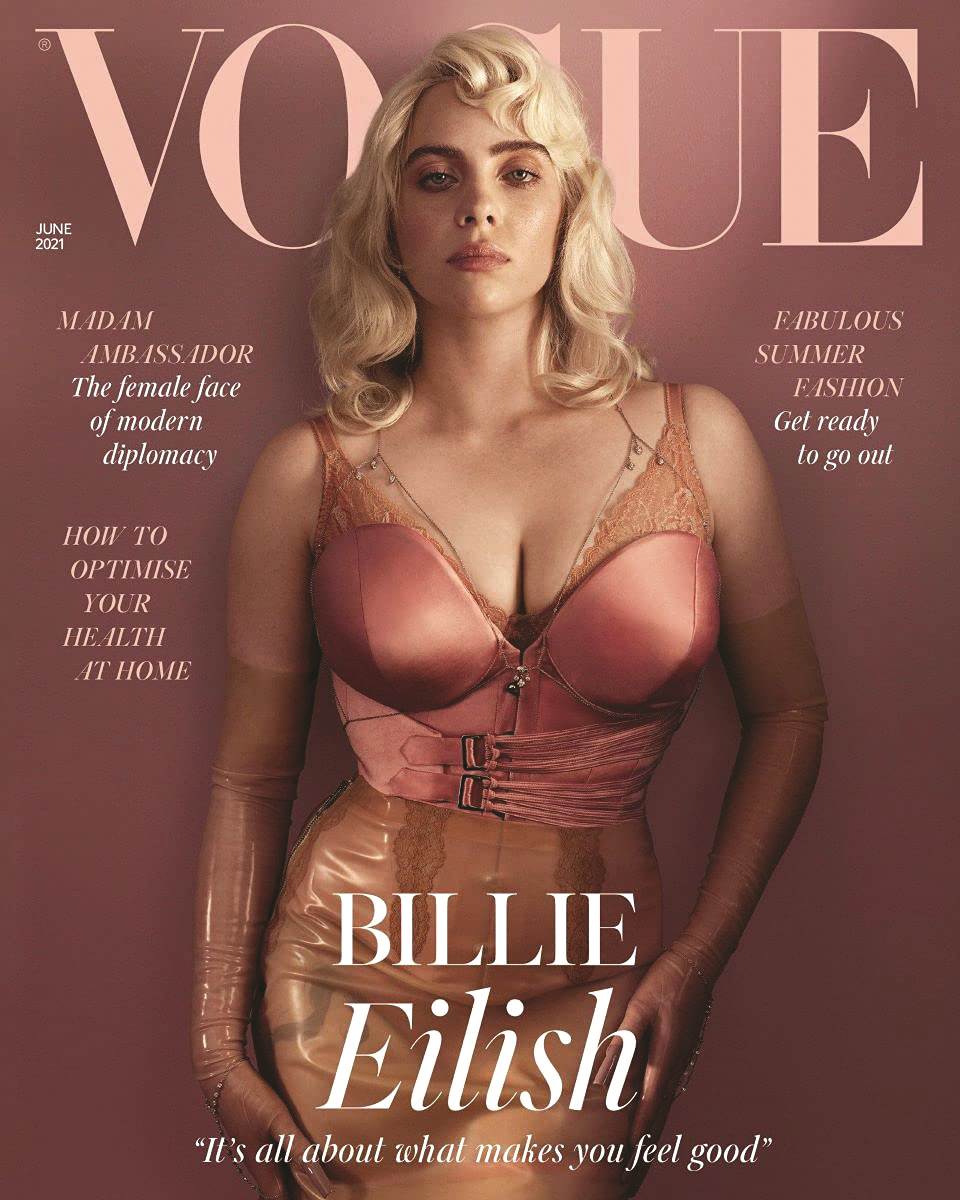 Billie na naslovnici Voguea