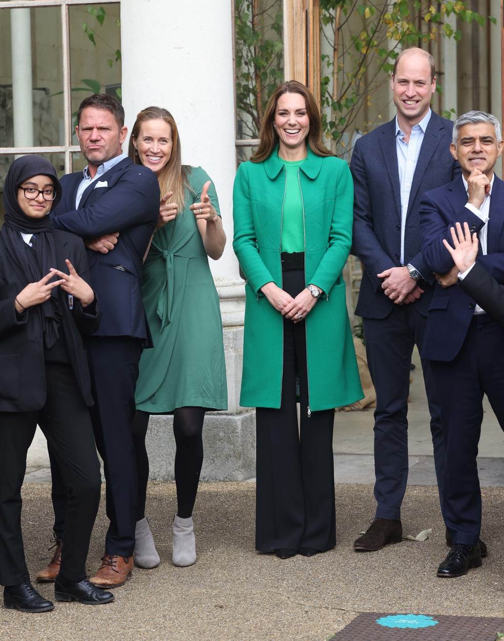 Kate Middleton u zelenom Erdem kaputu