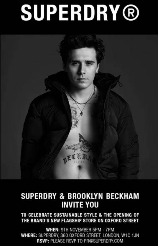 Brooklyn Beckham u kampanji za Superdry