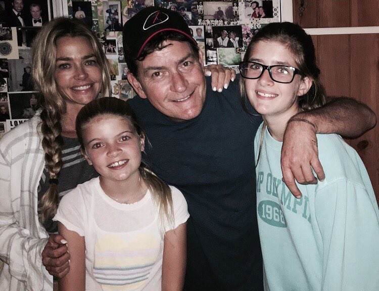 Charlie Sheen i Denise Richards s kćerkama
