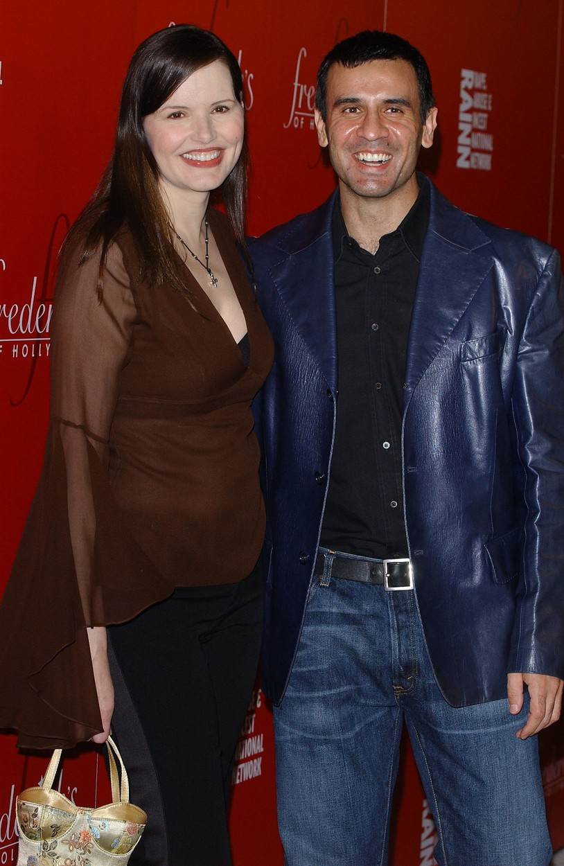 Geena Davis i Reza Jarrahy