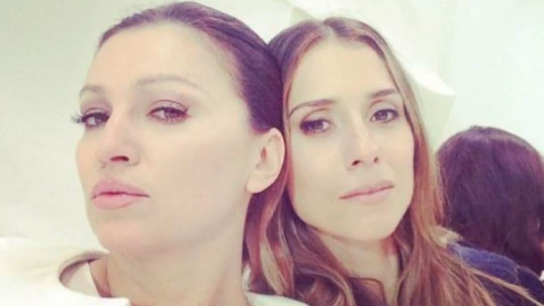 Nina Badrić i Sandra Meljničenko poziraju na Tjednu mode