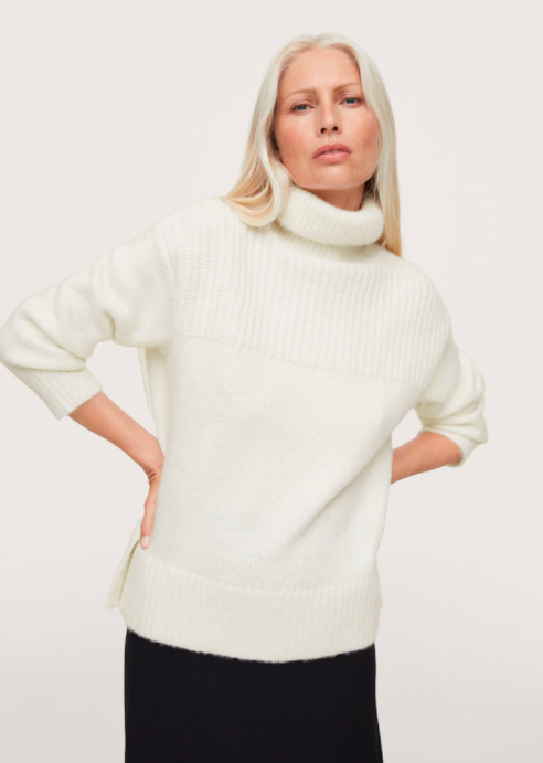 Kontrastni pleteni pulover Kn 249,90