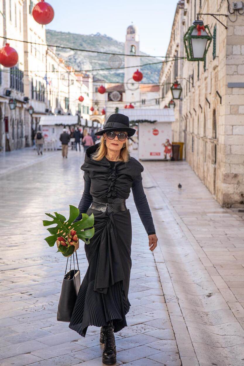 Đurđa Tedeschi u šetnji Dubrovnikom