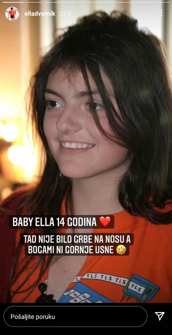Ella Dvornik sa 14 godina