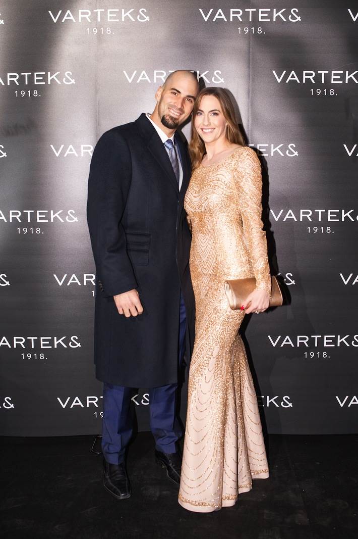 Martin i Manuela Sinković na otvaranju Varteksovog salona