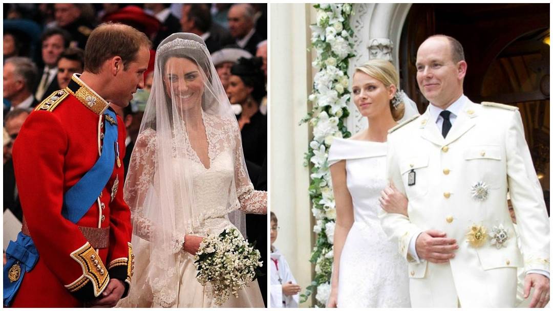 Vjenčanje princa Williama i Kate Middleton i vjenčanje princa Alberta i princeze Charlene