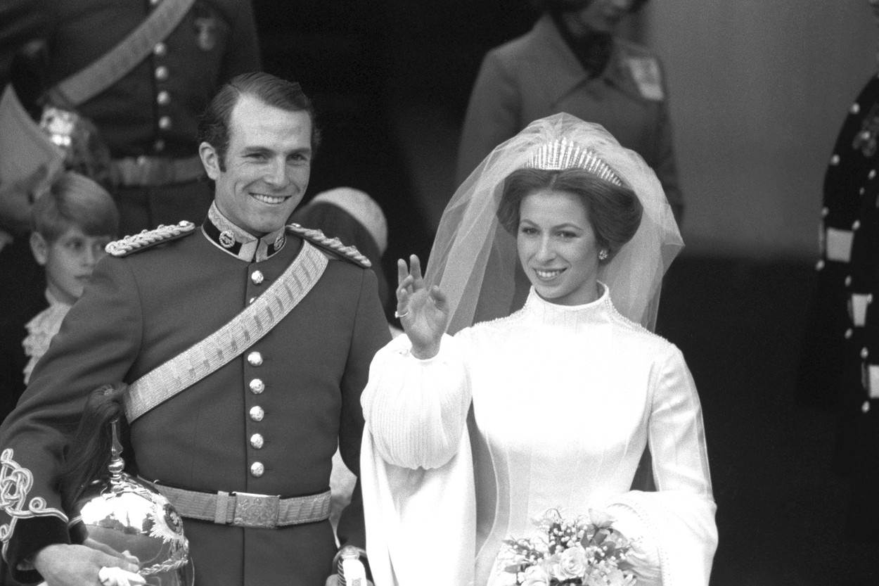 princeza Anne i kapetan Mark Phillips vjenčali su se 1973. godine