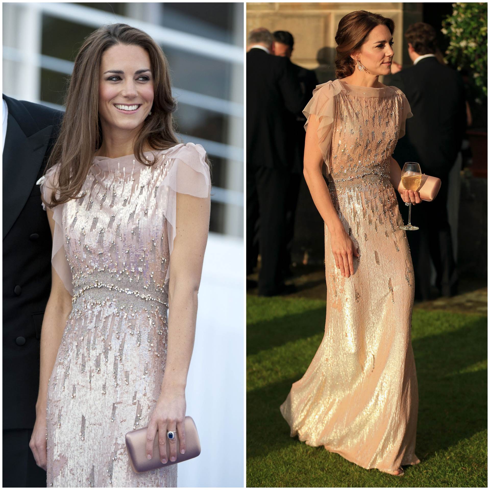 Kate Middleton u Jenny Packham haljini