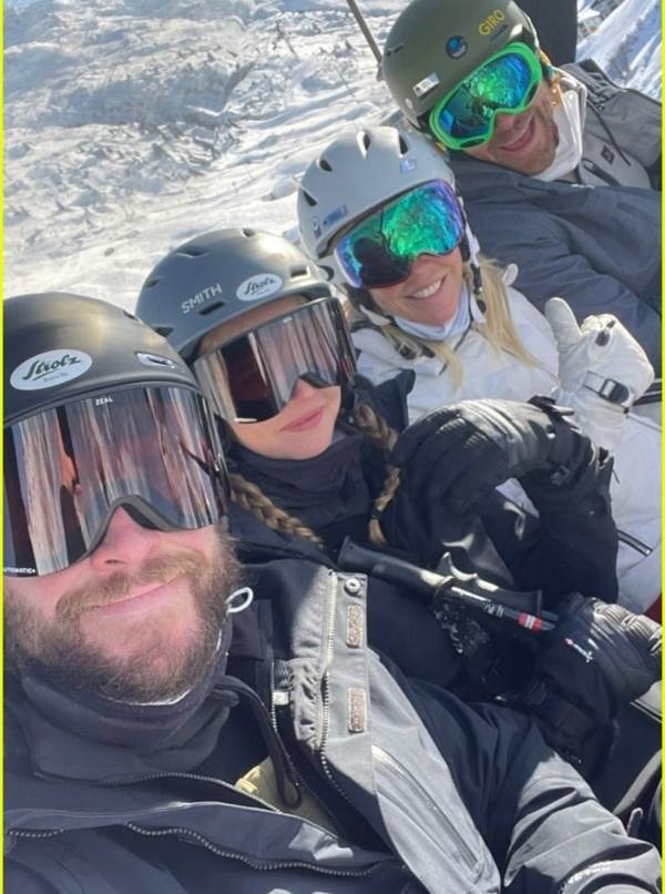 Liam Hemsworth i nova djevojka Gabriella Brooks na skijanju s njegovom obitelji