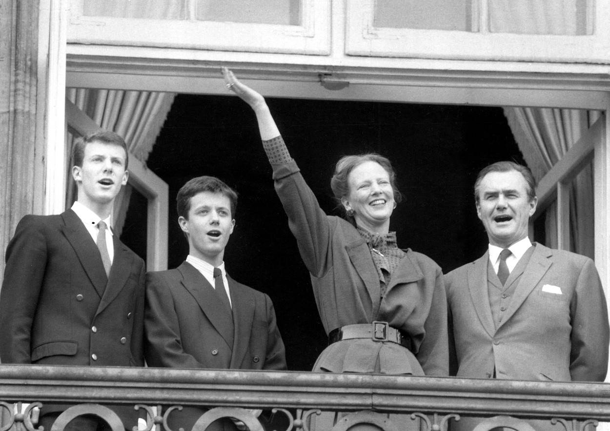 Danska kraljevska obitelj na balkonu