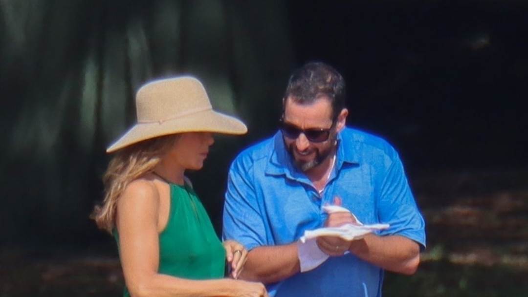 Jennifer Aniston i Adam Sandler na snimanju filma na Havajima
