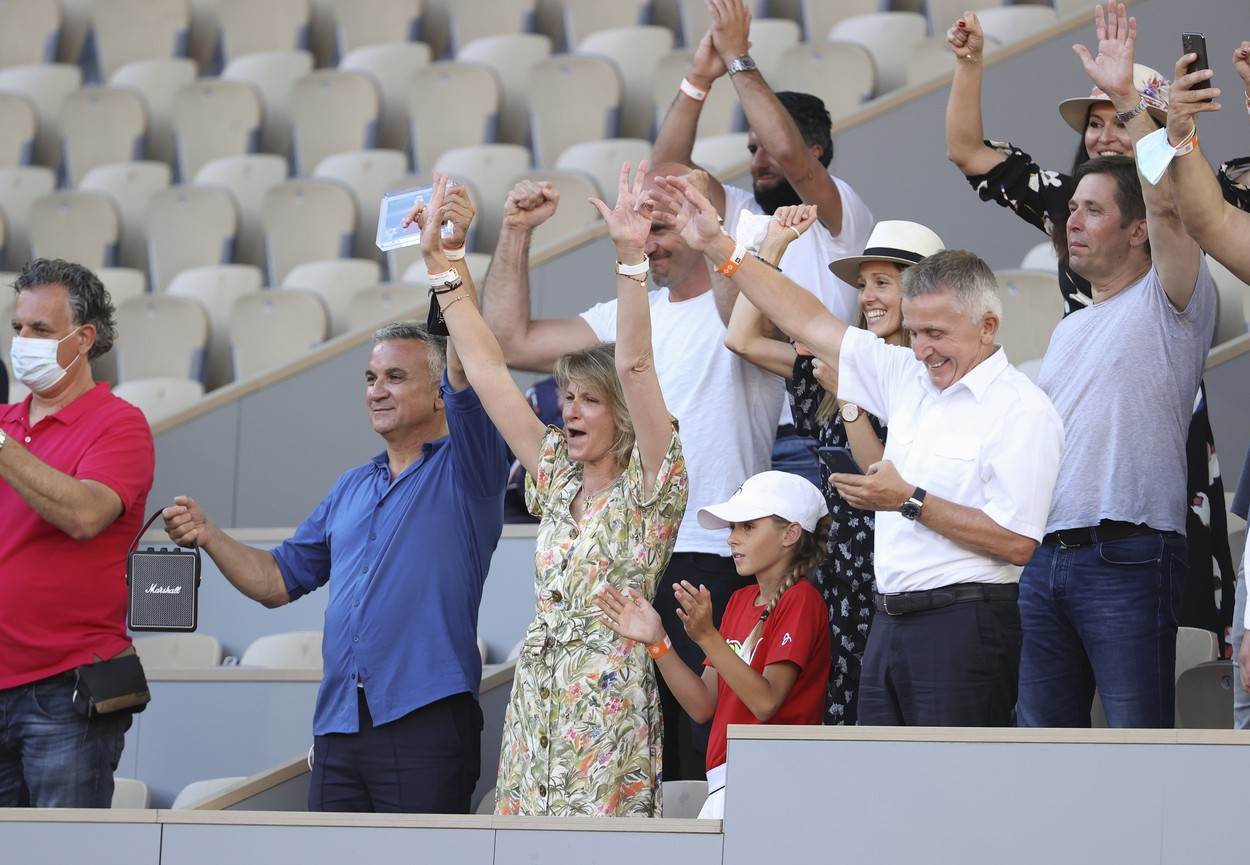 Jelena, Dijana i Srđan Đoković su često zajedno navijali za Novaka Đokovića na teniskim turnirima.