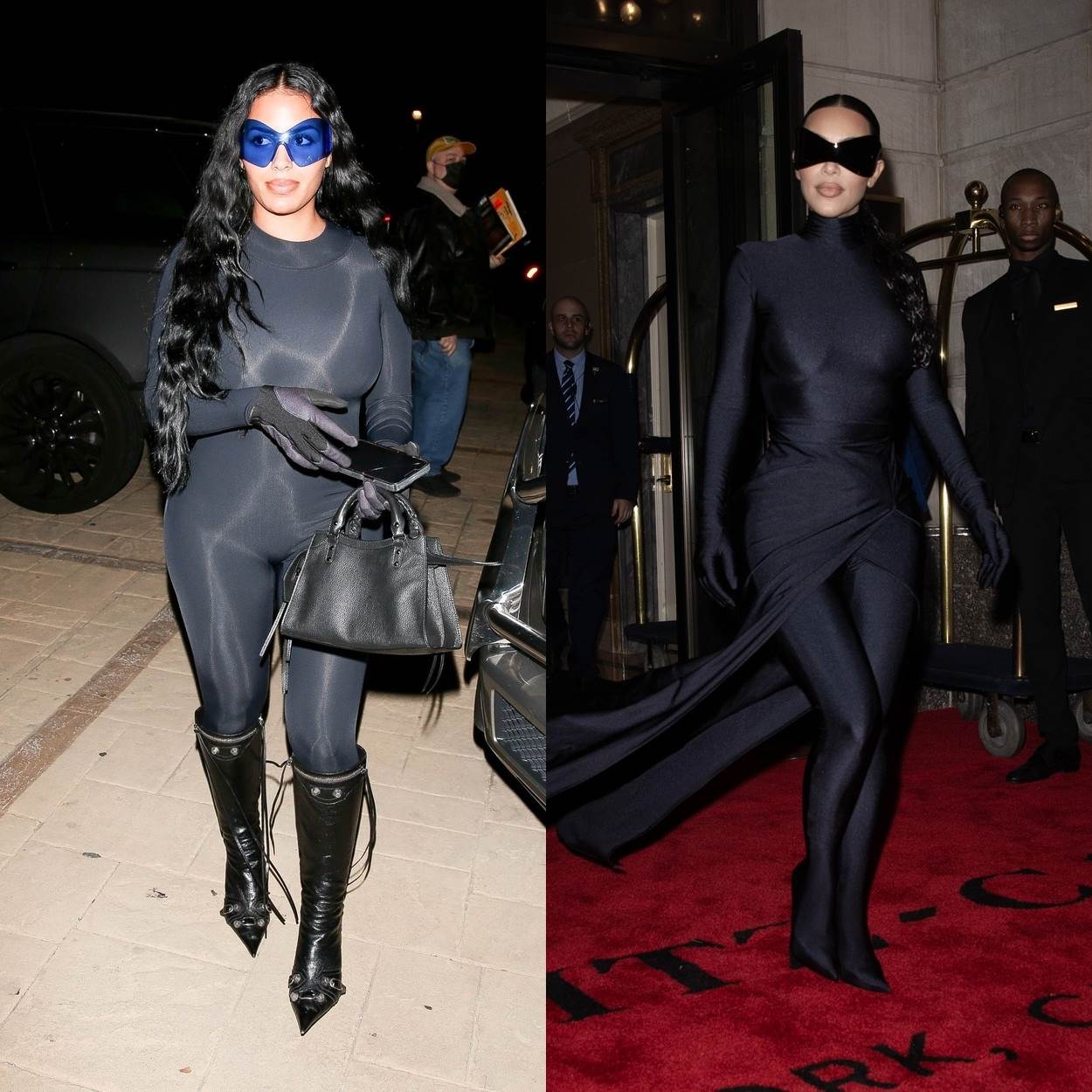 Chaney Jones odjevena u gotovo identičan look koji je nosila Kim Kardashian