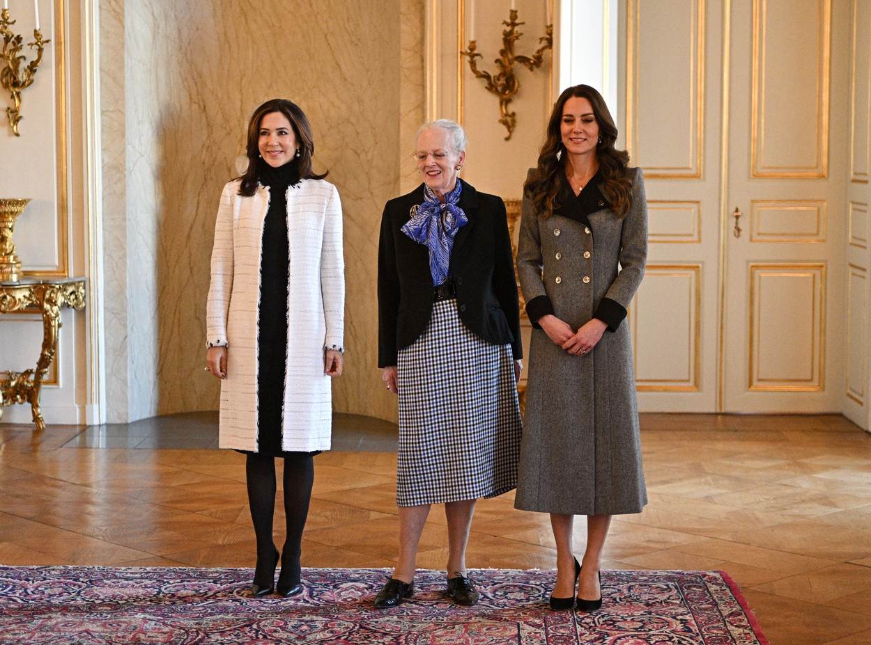Kraljica Margrethe II., princeza Marry i Kate Middleton su se sastale u kraljevskoj palači u Kopenhagenu.