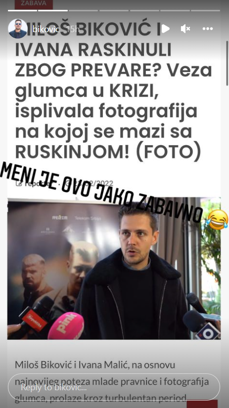 Miloš Biković navodno se zaručio s Ivanom Malić